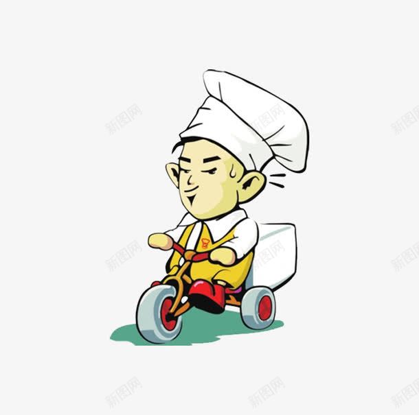 创意卡通送餐员插图元素png免抠素材_新图网 https://ixintu.com 创意 卡通 插图 送餐员