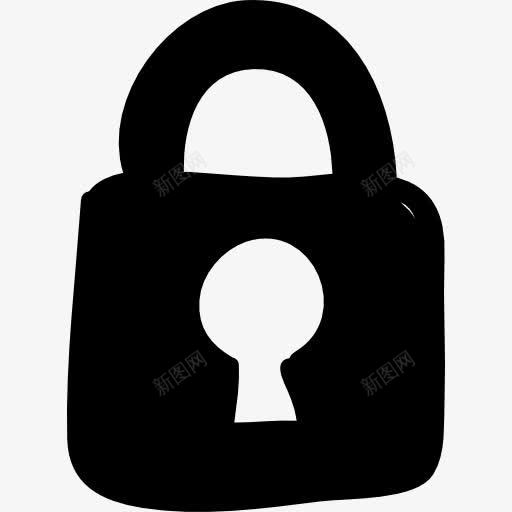 锁上的锁图标png_新图网 https://ixintu.com HTTPS 挂锁 锁