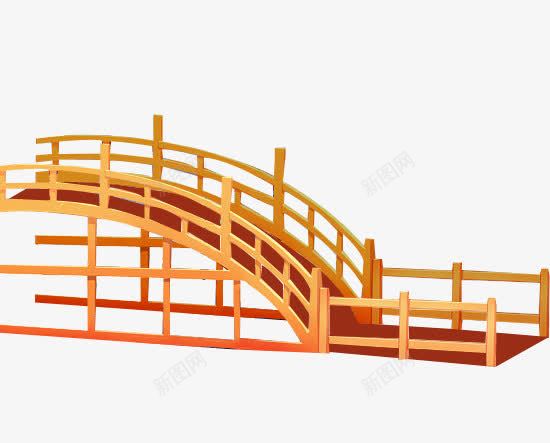 桥梁png免抠素材_新图网 https://ixintu.com 木桥 桥 桥梁 红色