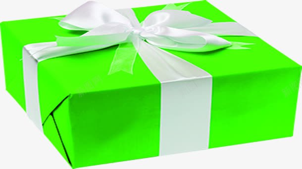 绿色礼盒圣诞展架png免抠素材_新图网 https://ixintu.com 圣诞 礼盒 绿色