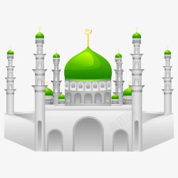 伊斯兰建筑群素材