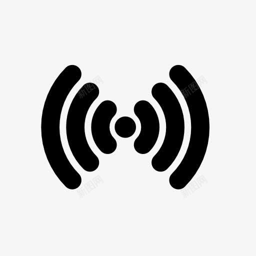 无线信号标志图标png_新图网 https://ixintu.com 