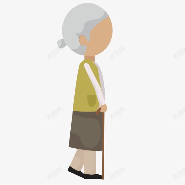 可爱老奶奶png免抠素材_新图网 https://ixintu.com 卡通 可爱 老奶奶 老婆婆卡通