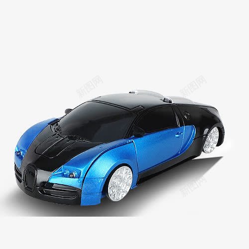 蓝黑色玩具车png免抠素材_新图网 https://ixintu.com 实物 玩具车 蓝色 黑色