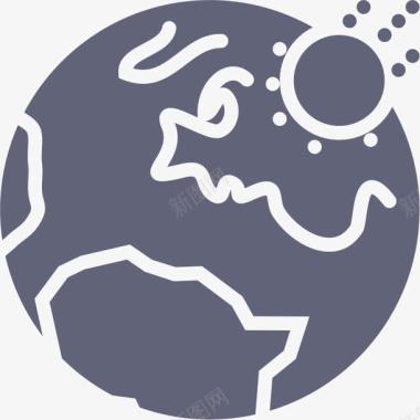 陨石影响Smashicons图标图标