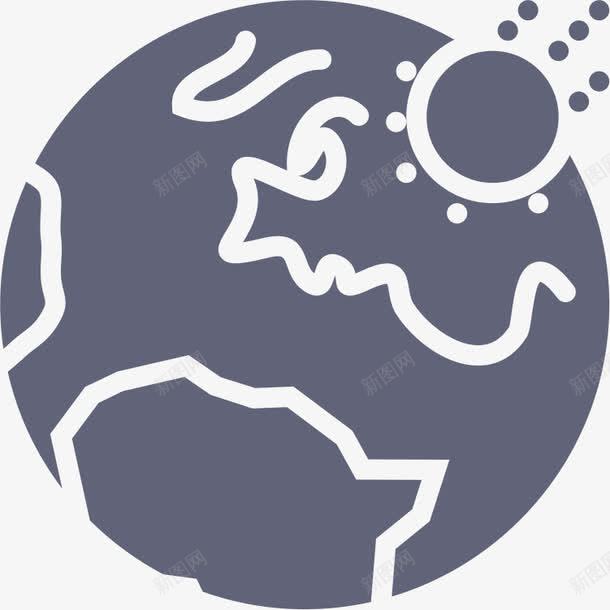 陨石影响Smashicons图标png_新图网 https://ixintu.com Impact Meteorite 影响 陨石