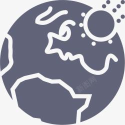 Impact陨石影响Smashicons图标高清图片