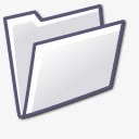 开放文件夹软通用的文件夹图标png_新图网 https://ixintu.com folder gray open 开放 文件夹 灰色的