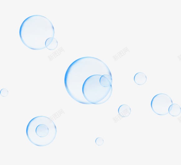 蓝色气泡png免抠素材_新图网 https://ixintu.com 气泡 水 水下气泡 泡泡 苏打 蓝色