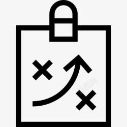 战略箭头战略委员会图标高清图片