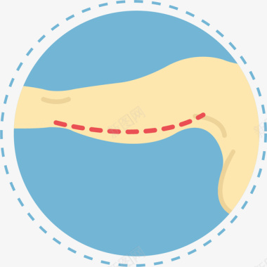 赘肉提拉整形手术图标图标