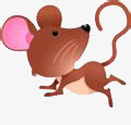 卡通老鼠png免抠素材_新图网 https://ixintu.com 动物 卡通 可爱 棕色 老鼠