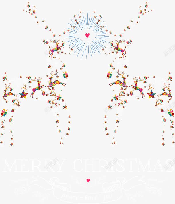 圣诞装饰鹿矢量图eps免抠素材_新图网 https://ixintu.com 卡通 卡通装饰鹿 圣诞 圣诞图片 圣诞素材 装饰鹿 矢量图