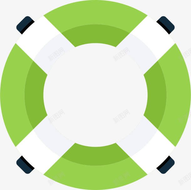 救生圈GreenFlaticons图标png_新图网 https://ixintu.com Lifebelt 救生圈