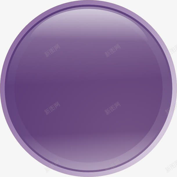 紫色按钮png免抠素材_新图网 https://ixintu.com 圆形 按钮 紫色 网页进入点