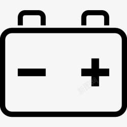 7号电池车电池ios7Lineicons图标高清图片