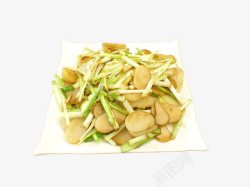 韭菜炒年糕素材