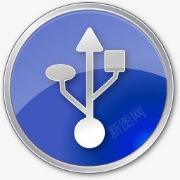 象征圆黑暗蓝色的hardwar图标png_新图网 https://ixintu.com Blue Circle Dark Symbol USB 圆 蓝色的 象征 黑暗