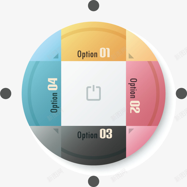 圆形分类标签矢量图eps免抠素材_新图网 https://ixintu.com ppt元素 商务 图表 圆形几何 矢量图
