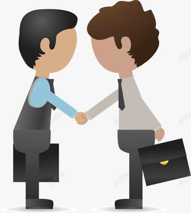 握手元素png免抠素材_新图网 https://ixintu.com png 元素 卡通 合伙 商务