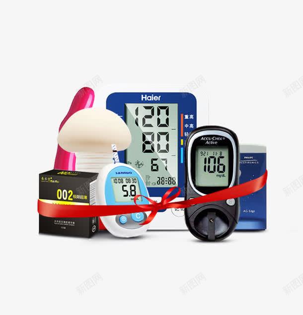 血压仪血糖仪png免抠素材_新图网 https://ixintu.com 仪器 健康 血压仪器 血糖