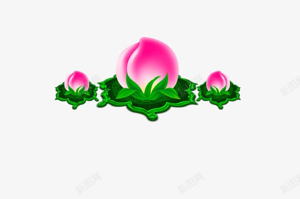 圣桃桃子psd免抠素材_新图网 https://ixintu.com 圣桃 桃子