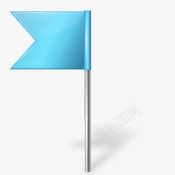 创意蓝色小旗png免抠素材_新图网 https://ixintu.com 创意 创意元素 创意蓝色小旗 小旗子 装饰图案
