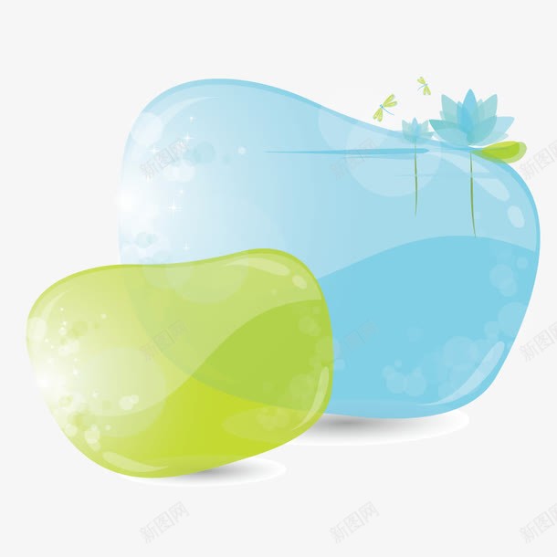 不规则气泡图标png_新图网 https://ixintu.com 对话框 气泡 背景 装饰材料