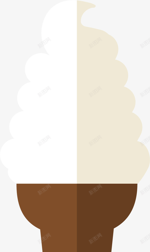 卡通扁平冰淇淋矢量图ai免抠素材_新图网 https://ixintu.com 冰淇淋 卡通 扁平 矢量图