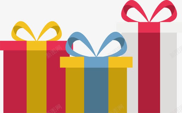 彩色礼物盒png免抠素材_新图网 https://ixintu.com 彩色礼盒 生日礼物 矢量png 礼物堆 礼物盒 礼盒