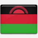 马拉维国旗国国家标志素材