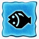 鱼雕文动物皇帝的新槽图标图标