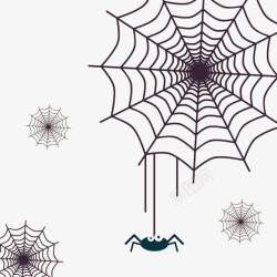 绘画蜘蛛网素材
