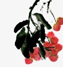 中国画果子素材