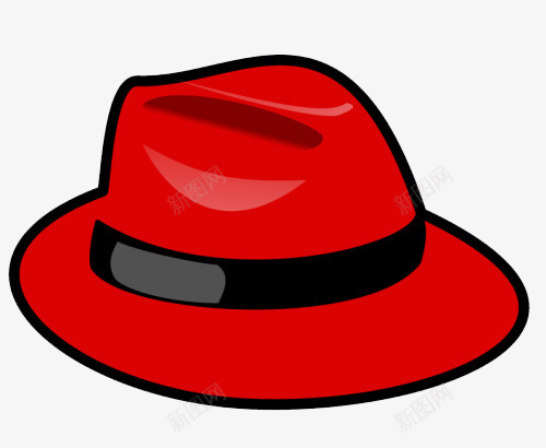 有质感的卡通红色帽子png免抠素材_新图网 https://ixintu.com 卡通 帽子 红色 质感