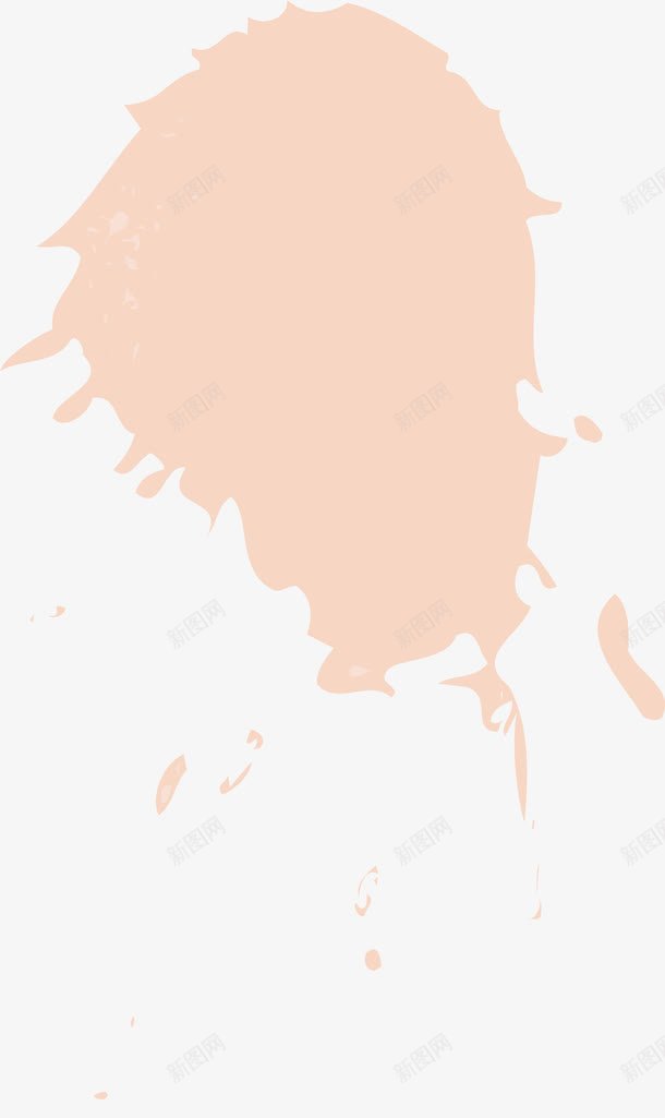 手绘粉色水渍png免抠素材_新图网 https://ixintu.com 创意 小清新 手绘 抽象 水彩 水渍 简约 粉色