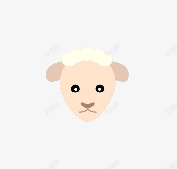 粉色小绵羊png免抠素材_新图网 https://ixintu.com 动物 可爱 小羊 羊