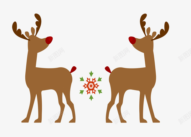 圣诞老人坐的圣诞鹿矢量图eps免抠素材_新图网 https://ixintu.com 卡通 回头的鹿 圣诞老人坐的圣诞鹿 圣诞节装饰 圣诞鹿 手绘 矢量图 雪花 鹿