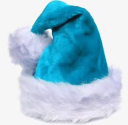 蓝毛温暖的蓝帽高清图片