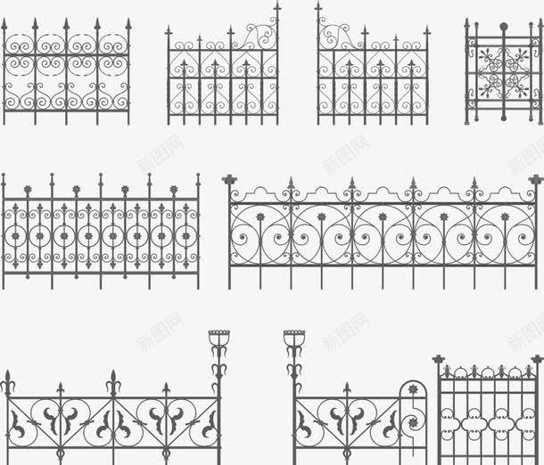 简约花纹护栏png免抠素材_新图网 https://ixintu.com 卡通护栏 矢量护栏 简约护栏 简约花纹护栏 花纹 花纹护栏