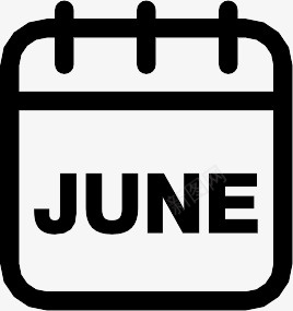 6月Calendaricons图标图标