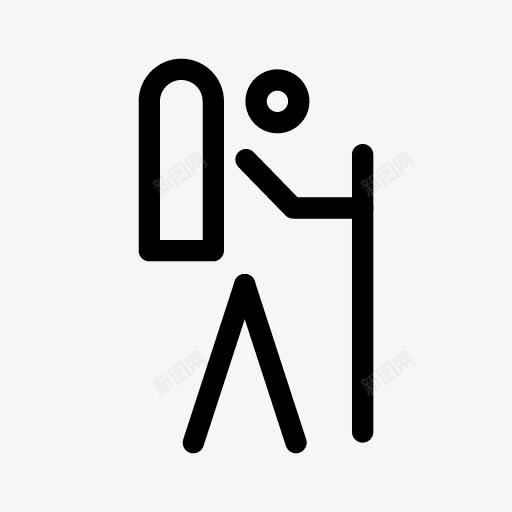 徒步旅行图标png_新图网 https://ixintu.com Hiking trekking 徒步旅行