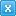 蓝色的小写字母x按键icon图标图标