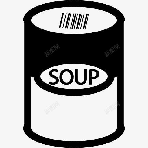 汤可以图标png_新图网 https://ixintu.com 容器 汤 液体 能 金属罐 食品