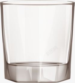 灰色玻璃杯子素材