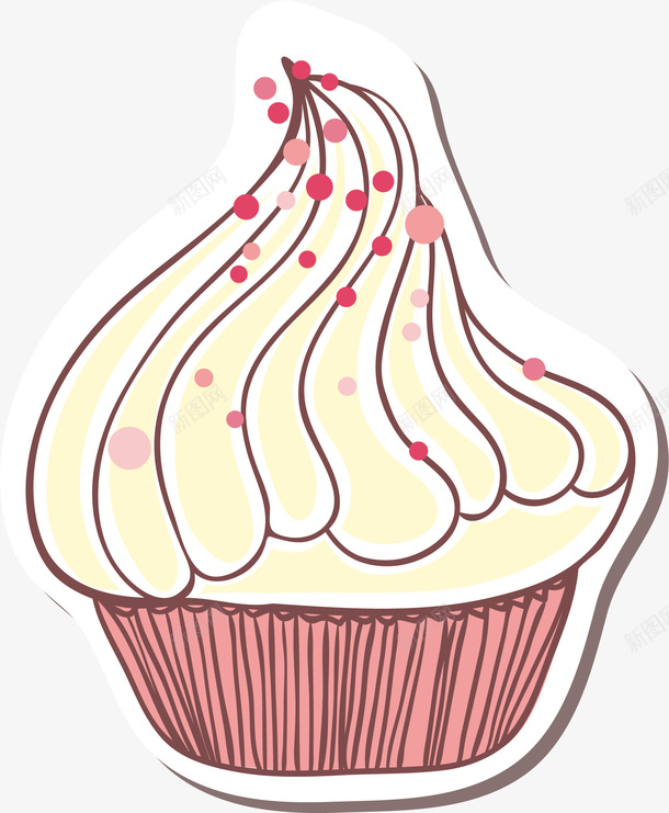 可爱手绘蛋糕矢量图ai免抠素材_新图网 https://ixintu.com 可爱蛋糕 手绘蛋糕 美食 蛋糕 矢量图