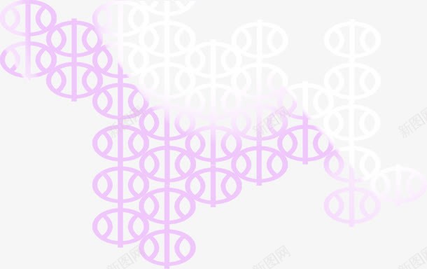 紫色花纹展板装饰png免抠素材_新图网 https://ixintu.com 展板 紫色 花纹 装饰