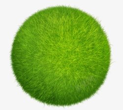 绿色创意树叶圆形素材