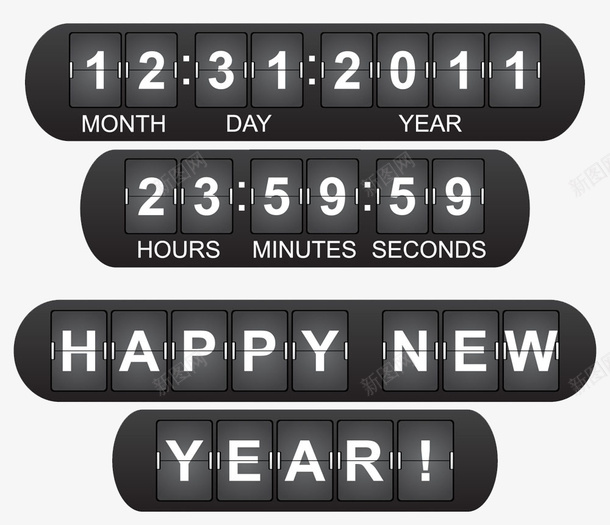 电子数据矢量图eps免抠素材_新图网 https://ixintu.com HAPPY NEW YEAR 数字 电子 电子数据 电子数据免抠图片 电子数据矢量 电子数据矢量素材 英文 黑色 矢量图