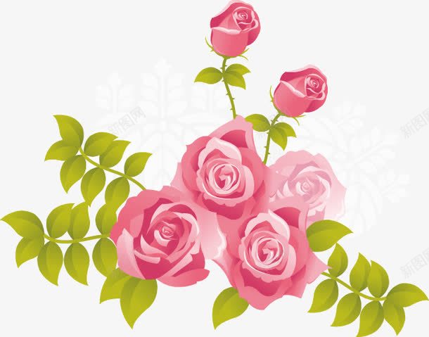 粉色玫瑰玫瑰花鲜花png免抠素材_新图网 https://ixintu.com 玫瑰 玫瑰花 粉色玫瑰 鲜花